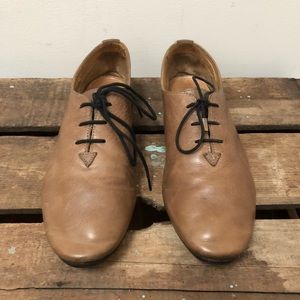 Rag & Bone Flat Neutral Leather Oxford